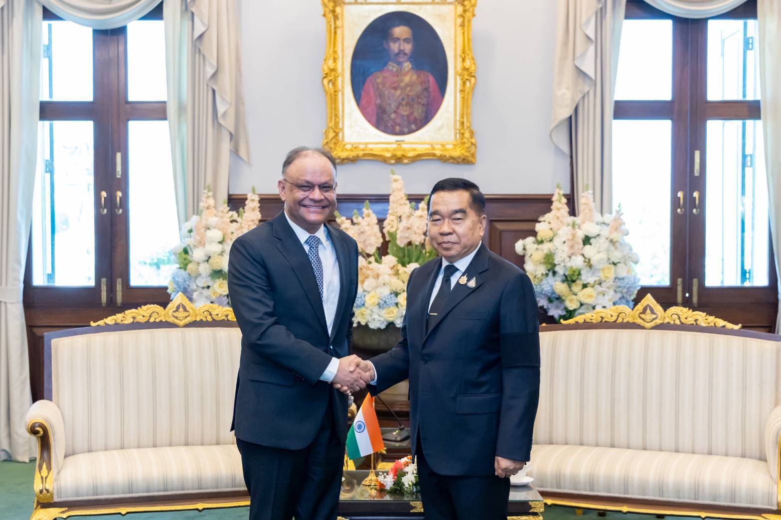รัฐมนตรีว่าการกระทรวงกลาโหม ให้การต้อนรับเอกอัครราชทูตอินเดียประจำประเทศไทย หารือเสริมสร้างความร่วมมือด้านการป้องกันประเทศ