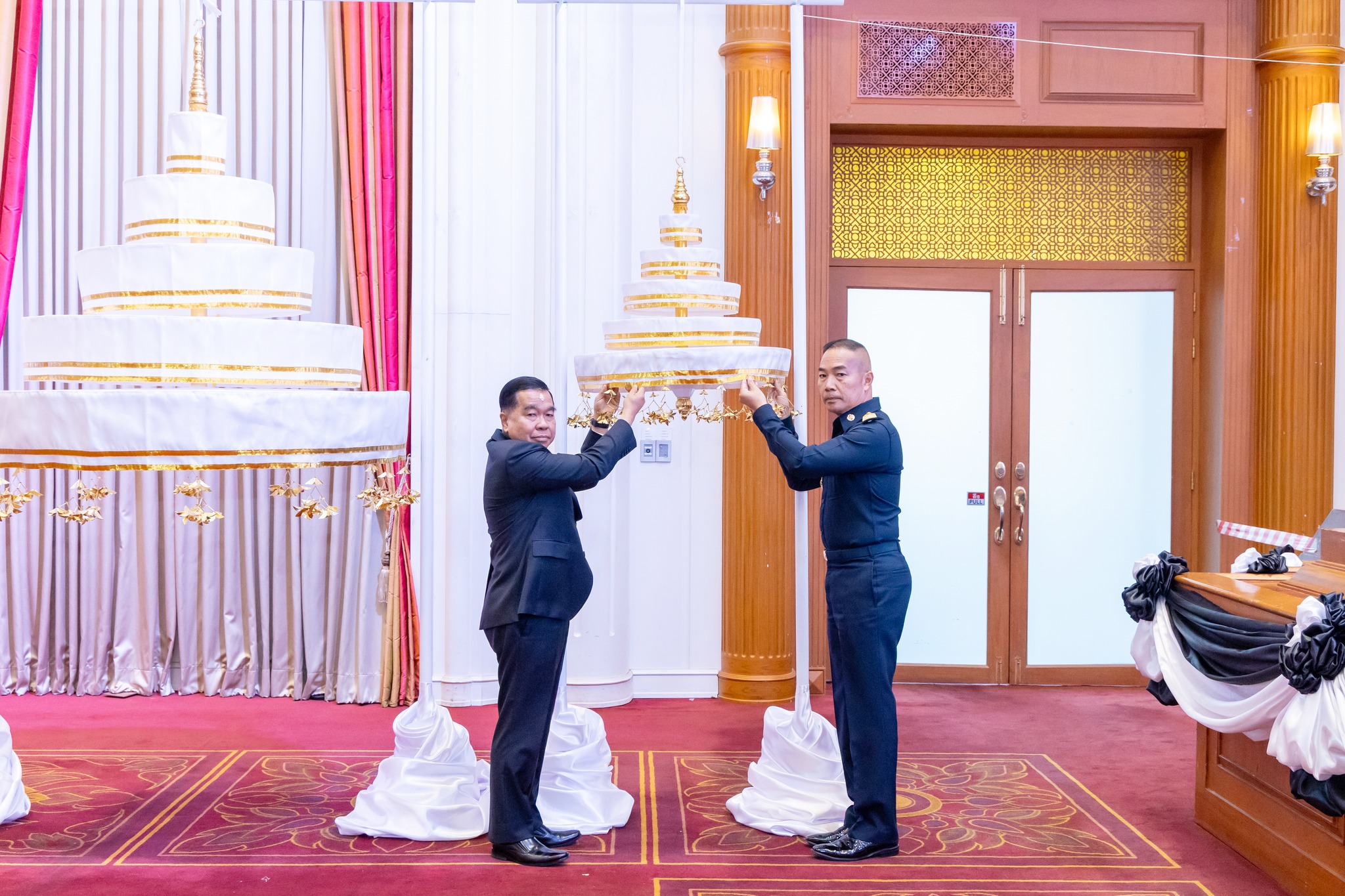 พิธีสมโภชและมอบฉัตรพระพุทธรูป กห., สป., บก.ทท. และเหล่าทัพ