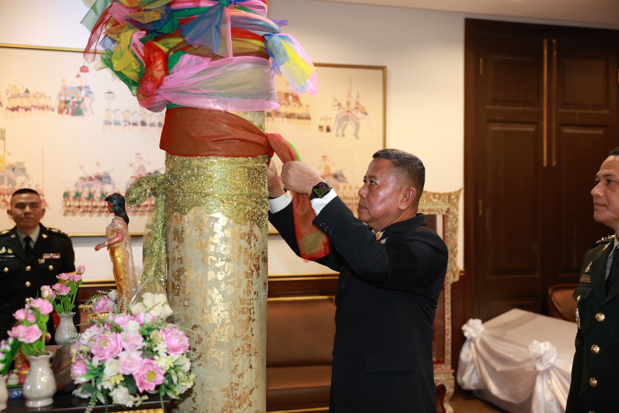 พิธีต้อนรับและแสดงความยินดีแก่ พลโท อดุลย์ บุญธรรมเจริญ ในโอกาสเข้ารับตำแหน่งรัฐมนตรีว่าการกระทรวงกลาโหม