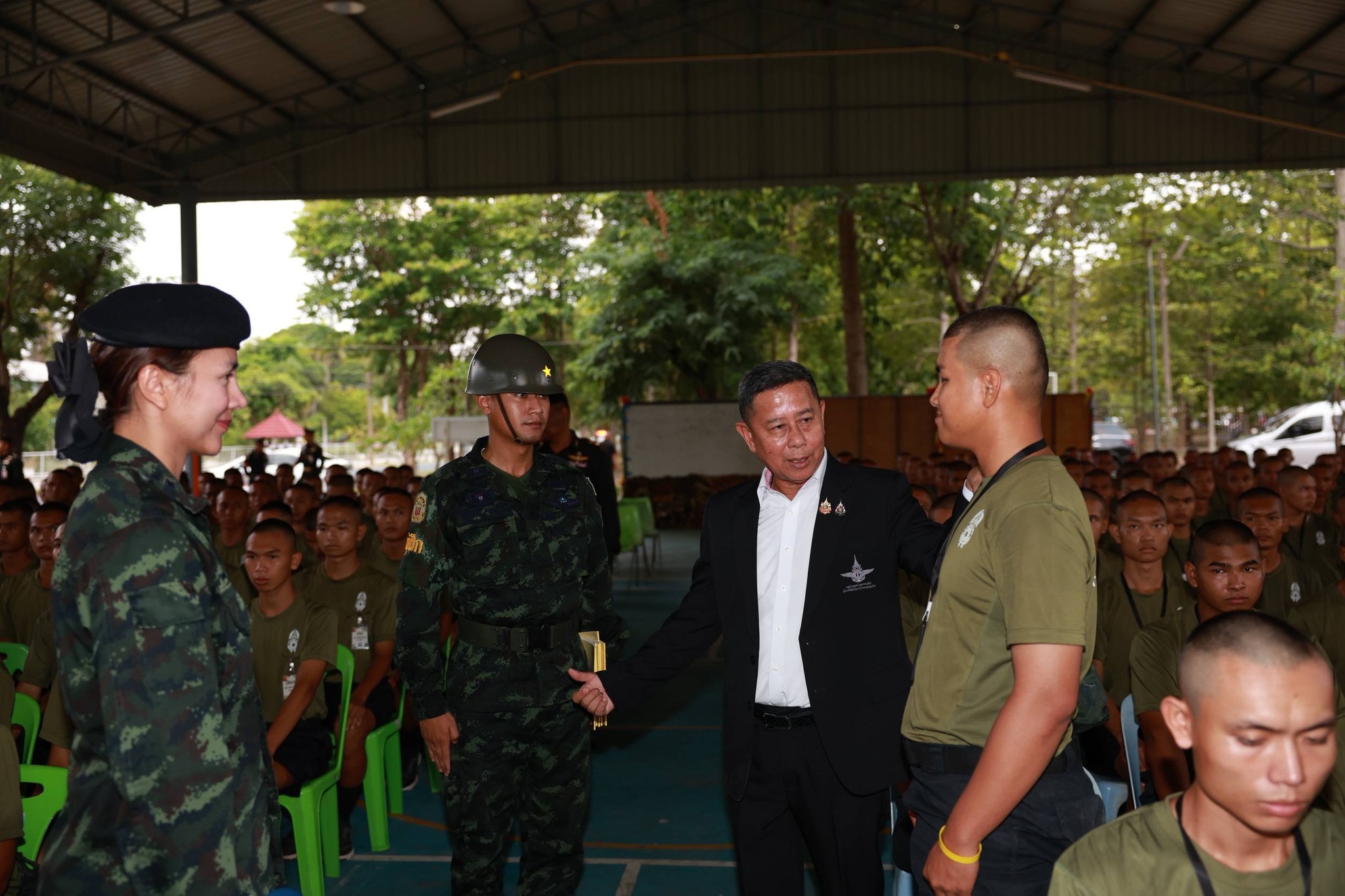 รัฐมนตรีว่าการกระทรวงกลาโหม พบปะทหารใหม่ ผลัด ๑/๖๙ ณ หน่วยฝึกทหารใหม่ มทบ.๒๕ และ ร.๒๓ พัน.๓