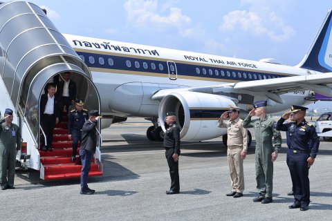 รัฐมนตรีช่วยว่าการกระทรวงกลาโหม เป็นประธานเปิดโครงการบูรณาการภาคีเครือข่ายอากาศยานร่วมดับไฟป่าภาคเหนือ ประจำปี 2569